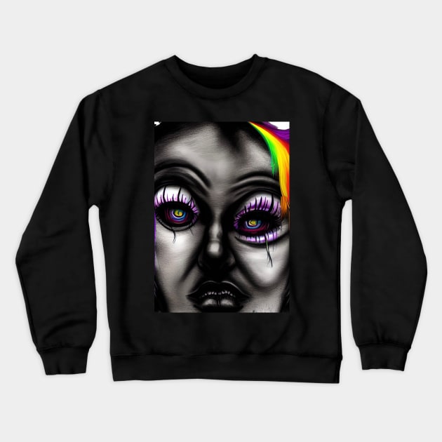 UNHAPPY CLOWN Crewneck Sweatshirt by sailorsam1805